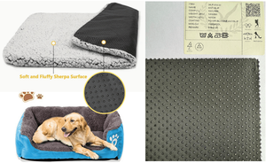 <span class=keywords><strong>Tela</strong></span> de Tafetán/Oxford <span class=keywords><strong>Antideslizante</strong></span> con Puntos de Silicona o PVC para Camas y Accesorios para Mascotas, Cochecitos, Textiles para el Hogar - Product Image 6