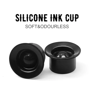 Venta al por mayor de fábrica: Soporte de silicona negro para tinta de tatuaje con base para accesorios de estudio de tatuajes - Product Image 6