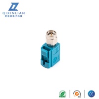 Z Code Fakra HSD Adaptador de conector hembra SMA Macho Niquelado Cobre RF Conectores coaxiales