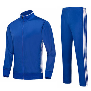 hombres y mujeres trajes de deportes de Fútbol <span class=keywords><strong>chaqueta</strong></span> de manga larga cremallera completa de entrenamiento de fútbol chándal - Product Image 6