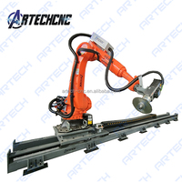 Robot CNC de coupe de bois bras de robot de coupe et de forage de poutre en bois avec scie à chaîne