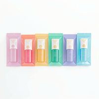 Pochette Mylar personnalisée à trois soudures pour échantillons cosmétiques, mini-sachet de crème faciale, emballage de masque facial et de lotion résistant à l'humidité