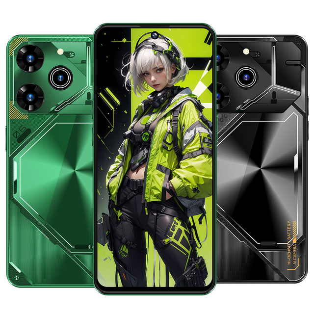 Best Selling 7.3 Inch Original Pova 6 Pro Mobile Phone 16GB+1TB 5G Smartphone 7000 MAh Android 14.0 Phones Mobile Android