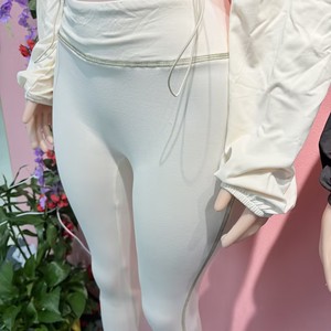 秋季女式 2 件套慢跑套装透气环保短上衣长下装运动服外套 - Product Image 6