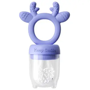 Baby Fresh Food Feeder Safety Infant Pacifiers Fresh Fruit Nibbler Chew Fruit Nipples Grinder Feeding Toys