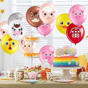 Vente en gros de 45 ballons animaux brillants colorés de 12 pouces en latex, décoration de fête sur le thème de <span class=keywords><strong>la</strong></span> <span class=keywords><strong>ferme</strong></span>, <span class=keywords><strong>anniversaire</strong></span>, intérieur/extérieur - Product Image 6