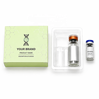 Caja de Medicamentos Personalizada con Impresión, Fabricada con Materiales Reciclados, Bandeja con Inserto Brillante para Frascos de Vidrio, Embalaje de Botellas, Kit Farmacéutico, OEM, ODM
