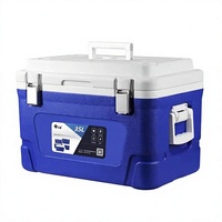 Glacière isotherme portable SenTai en plastique de 47 litres, grande taille, pour thé au citron, huîtres et stockage de glace