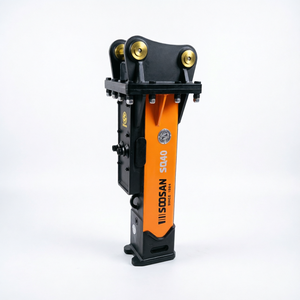 Martillo Hidráulico Silencioso Tipo Caja SQ40 con Motor para Excavadora de 4-9 Toneladas, Martillo de Demolición, 1 Año de Garantía - Product Image 1
