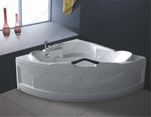 Jiabshanghai — baignoire d'angle portable, nettoyage automatique, massage, brumisateur, avec siège, appartement - Product Image 2