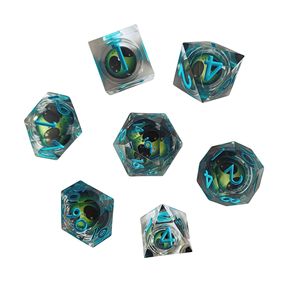 Deskjoy D20 Jeu de dés polyédriques en résine Pokeball 20mm Stone Metal pour Donjons & Dragons Tabletop TRPG Playgroups COC Cthulhu - Product Image 6