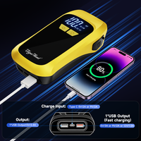 Démarreur de Voiture Portable 12V 8000mAh en Gros avec Lumière LED et Compresseur d'Air Multifonction pour Voitures, Camions et Motos