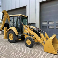 Gebrauchter Caterpillar 424 Baggerlader CAT 424-2 4WD Radbaggerlader mit Frontlader und Heckbagger
