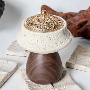 Fireless <b>Coconut</b> Wax Aromatherapy Tower <b>Candle</b> Long-Lasting Fragrance Expansion Handmade Nordic Style High-End Gift Box Ornament - Product Image 4