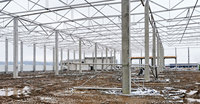 Edificio Comercial de Estructura de Acero Prefabricada, Taller Industrial con Estructura de Acero Ligero