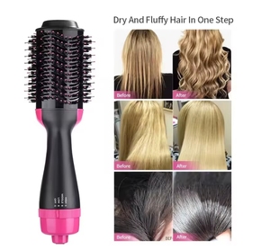 Brosses à <span class=keywords><strong>cheveux</strong></span> électriques 2 en 1, brosse à air chaud, brosse sèche-<span class=keywords><strong>cheveux</strong></span>, sèche-<span class=keywords><strong>cheveux</strong></span>, lisseur électrique pour <span class=keywords><strong>cheveux</strong></span> bouclés - Product Image 6