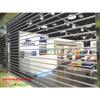 Fabriqué en Chine Offre spéciale Porte coulissante transparente électrique Volet roulant transparent pour magasins commerciaux Centre commercial Portes intérieures