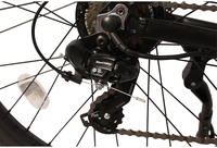 Vélo électrique tout-terrain à pneus larges de 27,5 pouces, 500W, 48V, 9 vitesses, avec assistance au pédalage et accélérateur, confortable