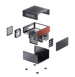 เซิร์ฟเวอร์อุตสาหกรรม N4 NAS Mini-ITX Mid Tower อลูมิเนียม 1U พร้อมพอร์ต USB ด้านหน้า คุณสมบัติระบายความร้อน พร้อมส่ง คอมพิวเตอร์อลูมิเนียม - Product Image 6