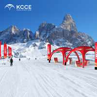 Tentes gonflables et dômes pneumatiques personnalisés KCCE pour événements de marque, festival d'hiver, publicité