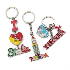 พวงกุญแจโลหะเคลือบอ่อนรูปตัวอักษรแบบกำหนดเองสำหรับโปรโมชั่น - Product Image 4