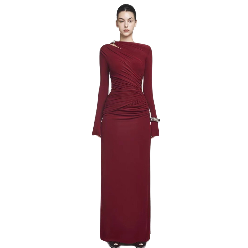 chinese dress ladies Alima Long Sleeve Maxi Dress