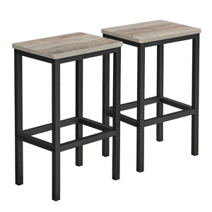 Ensemble <span class=keywords><strong>de</strong></span> 2 tabourets <span class=keywords><strong>de</strong></span> <span class=keywords><strong>bar</strong></span> <span class=keywords><strong>de</strong></span> cuisine brun rustique <span class=keywords><strong>de</strong></span> style industriel avec repose-pieds - Product Image 6