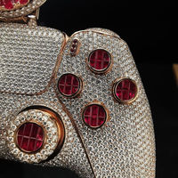 Pendentif personnalisé style hip-hop « Iced Out » en forme de machine de jeu, testé au 100 % avec un testeur de diamants, en argent S925 et moissanite VVS, pour homme