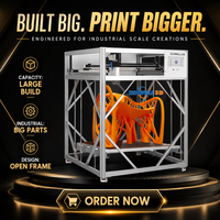 Mesin Ekstrusi Pelet Format Besar Printer 3D Granul Industri FGF dengan Auto Leveling dan Kontrol Suhu Cerdas untuk Pencetakan Industri