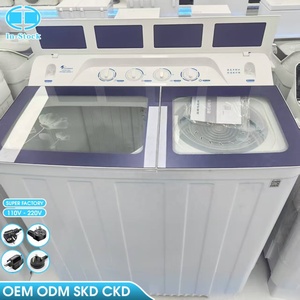 <span class=keywords><strong>Lave</strong></span>-<span class=keywords><strong>linge</strong></span> semi-automatique à double cuve OEM 13 kg, grande capacité, équipé de cuves de lavage et d'essorage indépendantes - Product Image 2