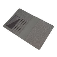 Portefeuille de voyage pour passeport, nouveau modèle, personnalisé, avec blocage RFID, style minimaliste, en cuir PU.