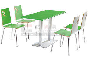 Comedor escolar Mesa y silla de comedor Cafetería Mesa y silla de restaurante - Product Image 5