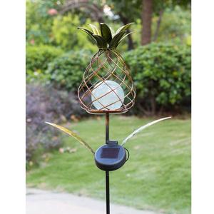 Lampe solaire décorative d'extérieur en forme d'ananas, résistante à l'eau, à LED, avec piquet - Product Image 5
