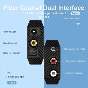 <span class=keywords><strong>Convertisseur</strong></span> numérique TUTI de fibre optique <span class=keywords><strong>vers</strong></span> <span class=keywords><strong>analogique</strong></span> <span class=keywords><strong>Bluetooth</strong></span> 5.0, récepteur <span class=keywords><strong>audio</strong></span> AUX sans fil <span class=keywords><strong>vers</strong></span> casque 3.5, décodeur - Product Image 5