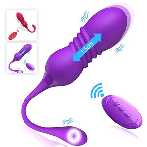 Vibratore Telescopico Wireless 2 in 1 con Telecomando, Stimolatore Punto G Indossabile per Donne - Product Image 2