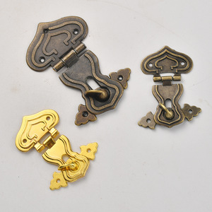 Chinese Style Antique <b>Snap</b> <b>Fastener</b> Alloy Gourd Bag Clip Small Medium Gold Bronze Sturdy Hidden Compartment Lock - Product Image 2