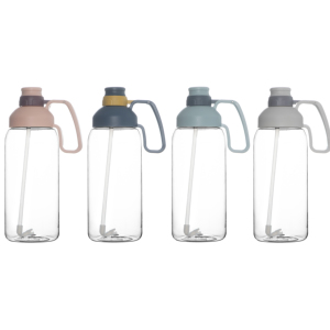 Bottle Drink Drink Water Bottle Custom Logo Color Plastic Water Bottle Large Capacity Sport Drink Bottle With Straw