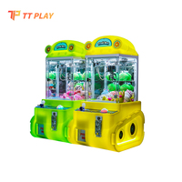 Mini machine à griffes de bureau en métal Tankman, jeu d'arcade coloré pour enfants avec code QR et paiement mobile pour usage domestique et commercial