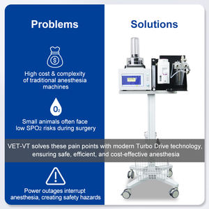 Machine d'anesthésie vétérinaire OliveVet VET-VT un contrôle précis de la ventilation pour les chirurgies vétérinaires en milieu <span class=keywords><strong>clinique</strong></span> et mobile - Product Image 6