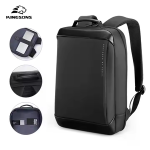 Zaino da Viaggio Multifunzionale <span class=keywords><strong>Smart</strong></span> Kingsons 2024 per Uomo - Impermeabile, Ricarica USB, Ideale per Laptop e Viaggi - Product Image 2