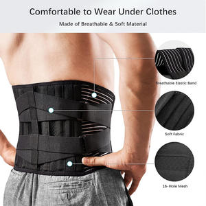 Correcteur de posture du dos Corset lombaire respirant Corset épaule bas du dos ceinture orthèse taille ceinture arrière soutien pour la douleur - Product Image 5