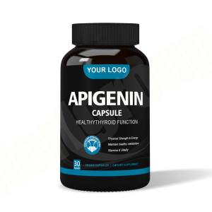 OEM suplemen tidur antioksidan <span class=keywords><strong>Apigenin</strong></span> ekstrak Chamomile makanan <span class=keywords><strong>apigenin</strong></span> capsules - Product Image 5