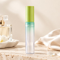Flacon pulvérisateur de parfum en plastique personnalisable de 15 ml, atomiseur dégradé givré pour huiles essentielles, brume pour le visage, contenants d'échantillons