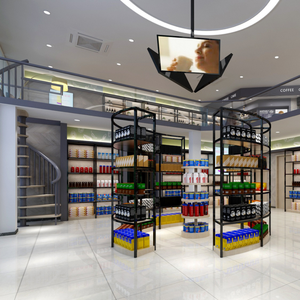 Conception Intérieure d'Hypermarché Clé en Main, Ingénierie EPC, Conception 3D, Construction, Équipement Complet de Magasin, Service d'Assortiment - Product Image 2