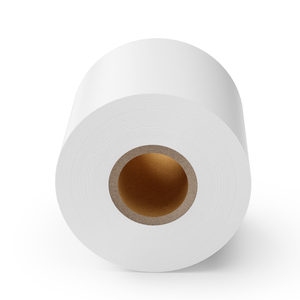 Etiquetas autoadhesivas de papel revestido semibrillantes de glaseado blanco con pegamento de congelación para registros médicos - Product Image 1
