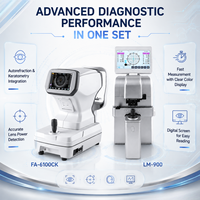 Paket Peralatan Optik Digital: Autorefraktor FA-6100CK & Auto Lensmeter LM-900