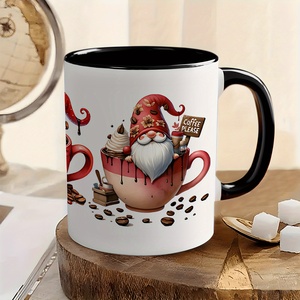 11 Oz tazza di caffè nano in ceramica marchio Diytree citazioni interessanti Design colorato riutilizzabile per natale - Product Image 1