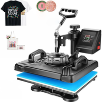 Presse à Chaud Professionnelle Numérique Pivotante 30x38 cm, Machine d'Impression à 360 Degrés pour T-shirts et Sublimation