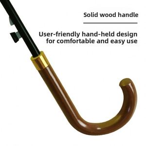 Business Luminous Curved Fluorescent Rain Shine Logo Printed Advertising <b>Gift</b> Straight Handle Promotional Umbrella - Product Image 2