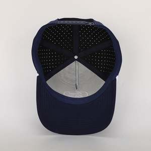 Casquette de baseball OEM de haute qualité, personnalisée, avec logo brodé Gorras, découpée au laser, imperméable pour le sport, 5 panneaux en polyester, vente en gros - Product Image 6